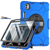 iPad Air 4-5 en iPad Pro 11 (2018–2022) – 360° Draaibare Handgreep – Schokbestendig Siliconen Hoesje iPad Air 4-5 en iPad Pro 11 (2018–2022) – 360° Draaibare Handgreep – Schokbestendig Siliconen Hoesje