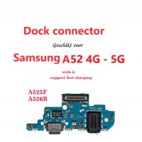 Samsung Galaxy A52 4G-5G charging connector
