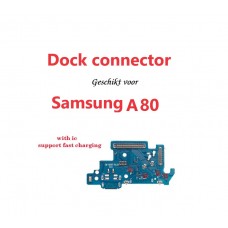 Samsung Galaxy A80 oplaad connector