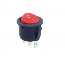 AAN / UIT Ronde tuimelschakelaar 3 pin