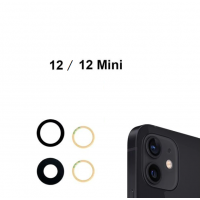 Rear Camera Lens for iPhone 12 - 12 mini set of 2