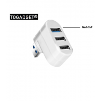 USB Hub 3.0 Adapter Rotatable