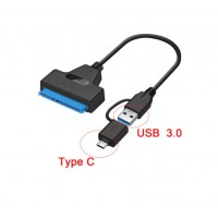 SATA III USB 3.0 kabel Sata- to USB-C adapter