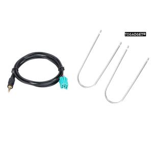 Car Interface Aux-in audio kabel for Renault with removal tool