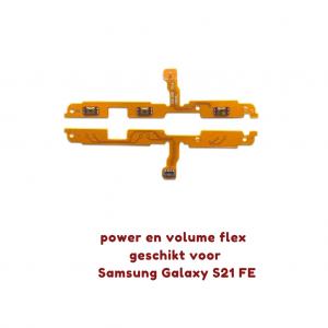 Samsung Galaxy S21 FE power en volume Flex Kabel