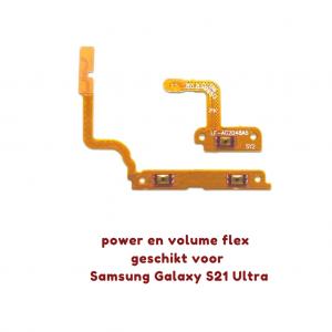 Samsung Galaxy S21 Ultra power en volume Flex Kabel