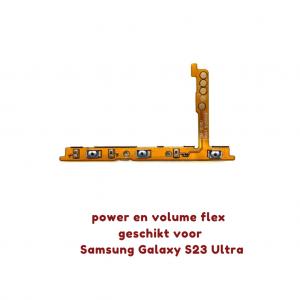 Samsung Galaxy S23 Ultra power en volume Flex Kabel