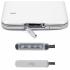 Samsung Galaxy S5 USB Data Charging Port cover Silver