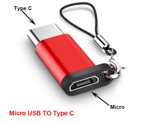 Micro USB to USB-C Converter